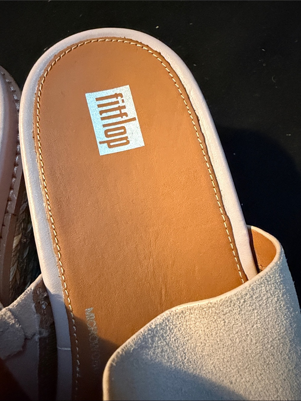 Fitflop Pale Beige Slide Mules - Picture 2 of 15